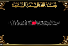 80. surah abasa (he frowned)