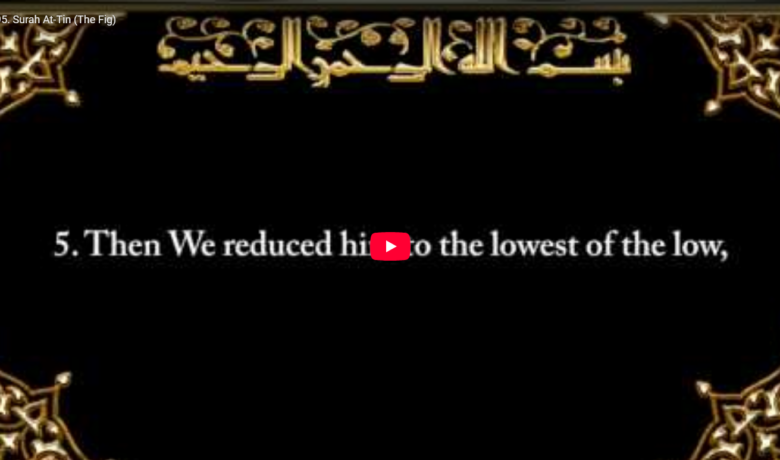 95. surah at tin (the fig)