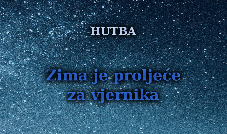 Zima je proljeće za vjernika